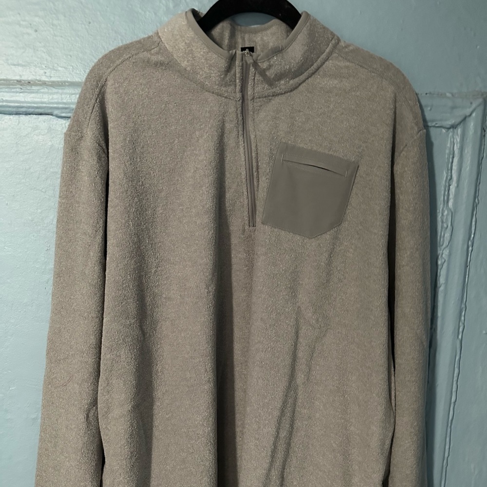 Adidas Primegreen Pocket Quarter-Zip Pullover - Picture 3 of 7